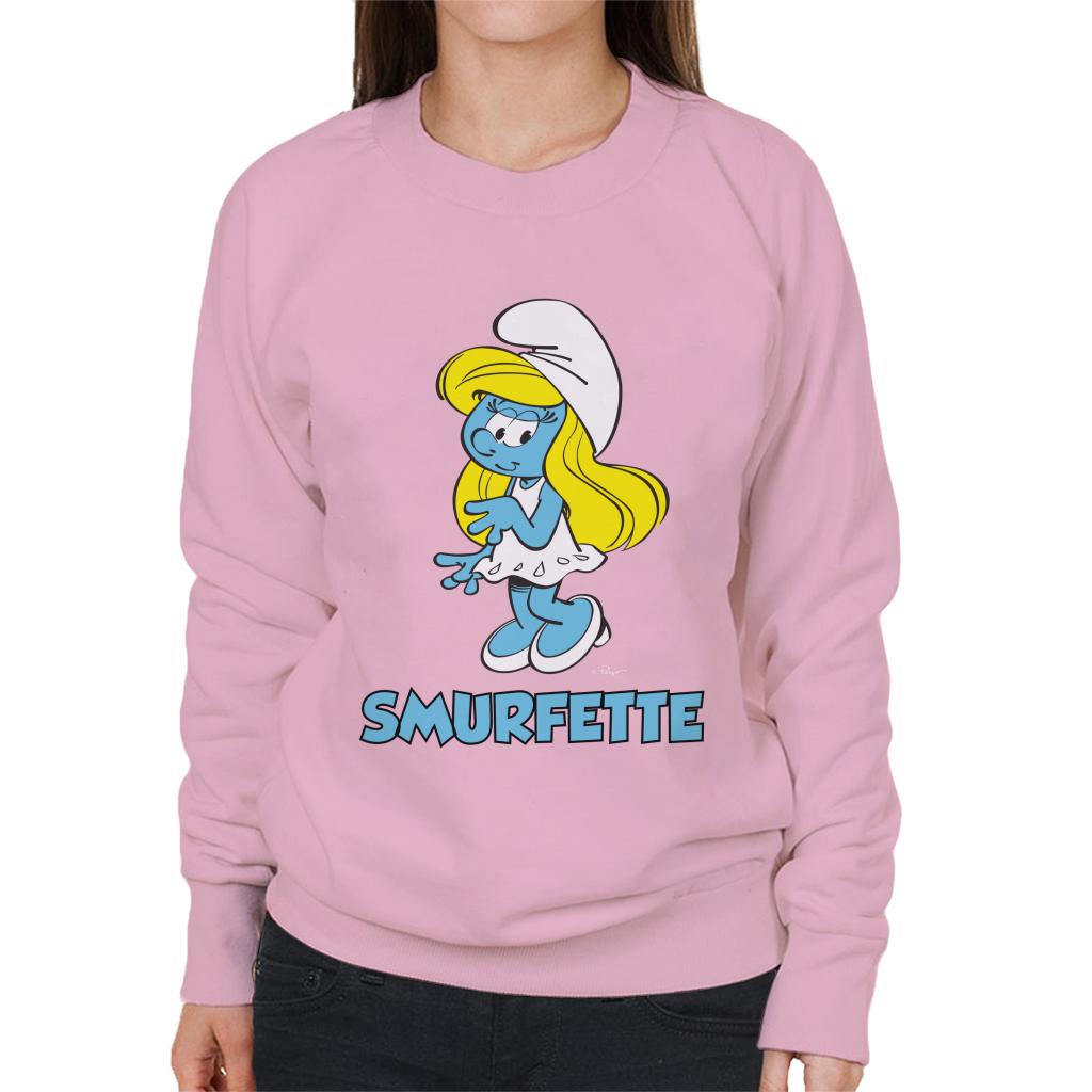 The Smurfs Smurfette Women's Sweatshirt-ALL + EVERY