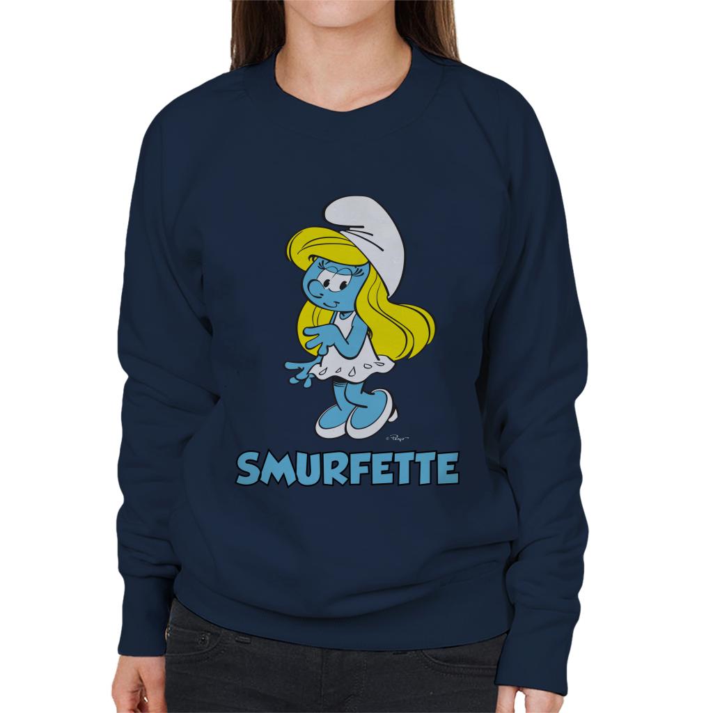 The Smurfs Smurfette Women's Sweatshirt-ALL + EVERY