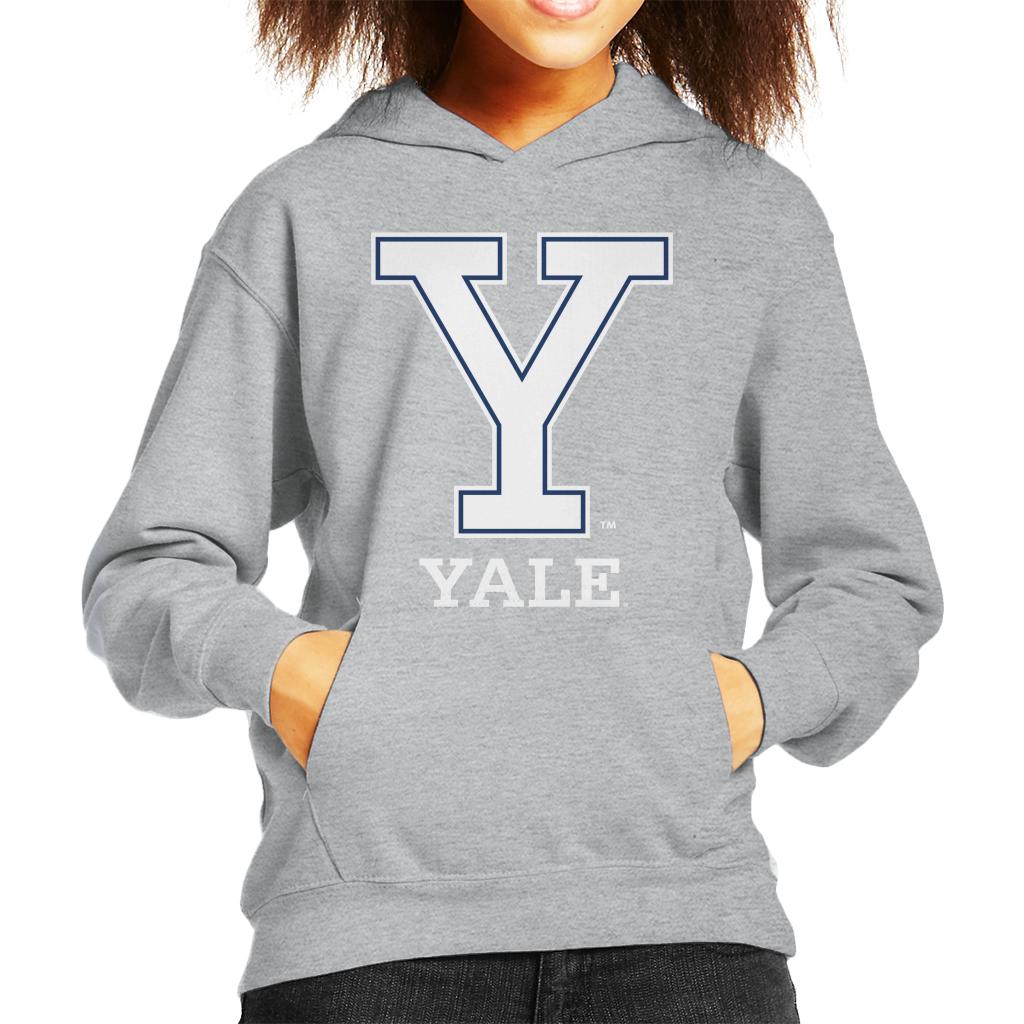 Yale University Classic Y Logo Kid's Hooded Sweatshirt-ALL + EVERY