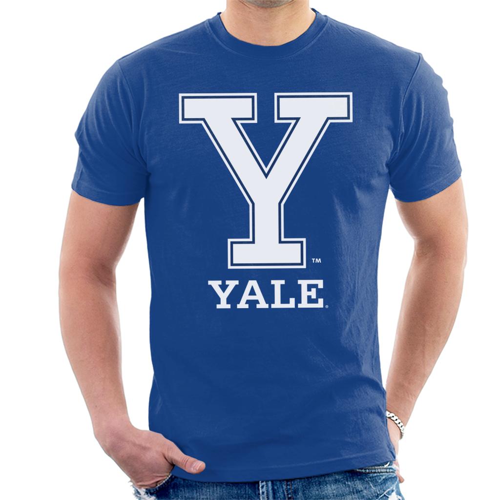 Yale University Classic Y Logo Men's T-Shirt-ALL + EVERY