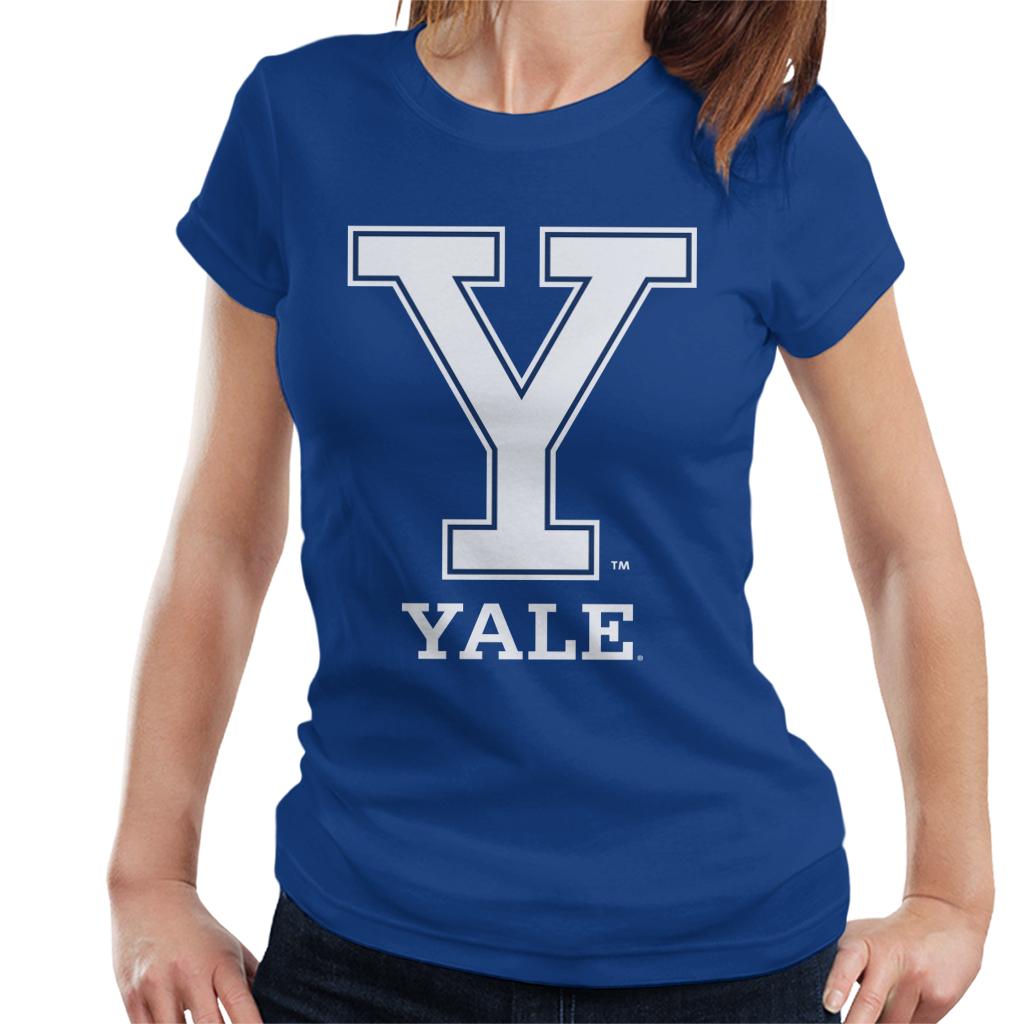 Yale University Classic Y Logo Women's T-Shirt-ALL + EVERY