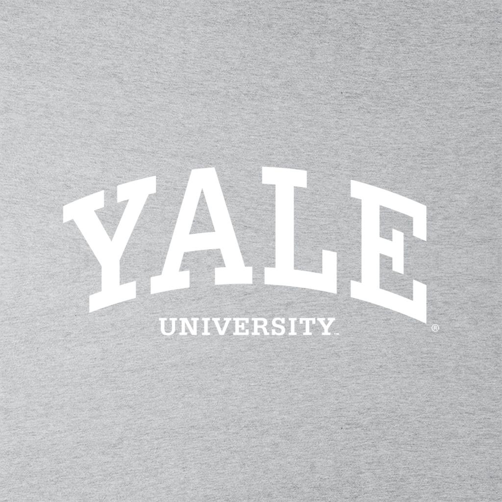 Yale University White Logo Men's T-Shirt-ALL + EVERY