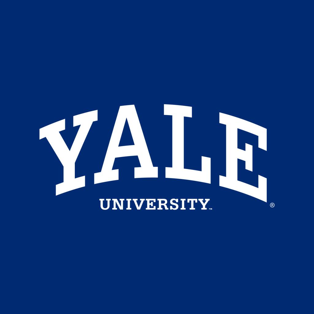 Yale University White Logo Men's T-Shirt-ALL + EVERY