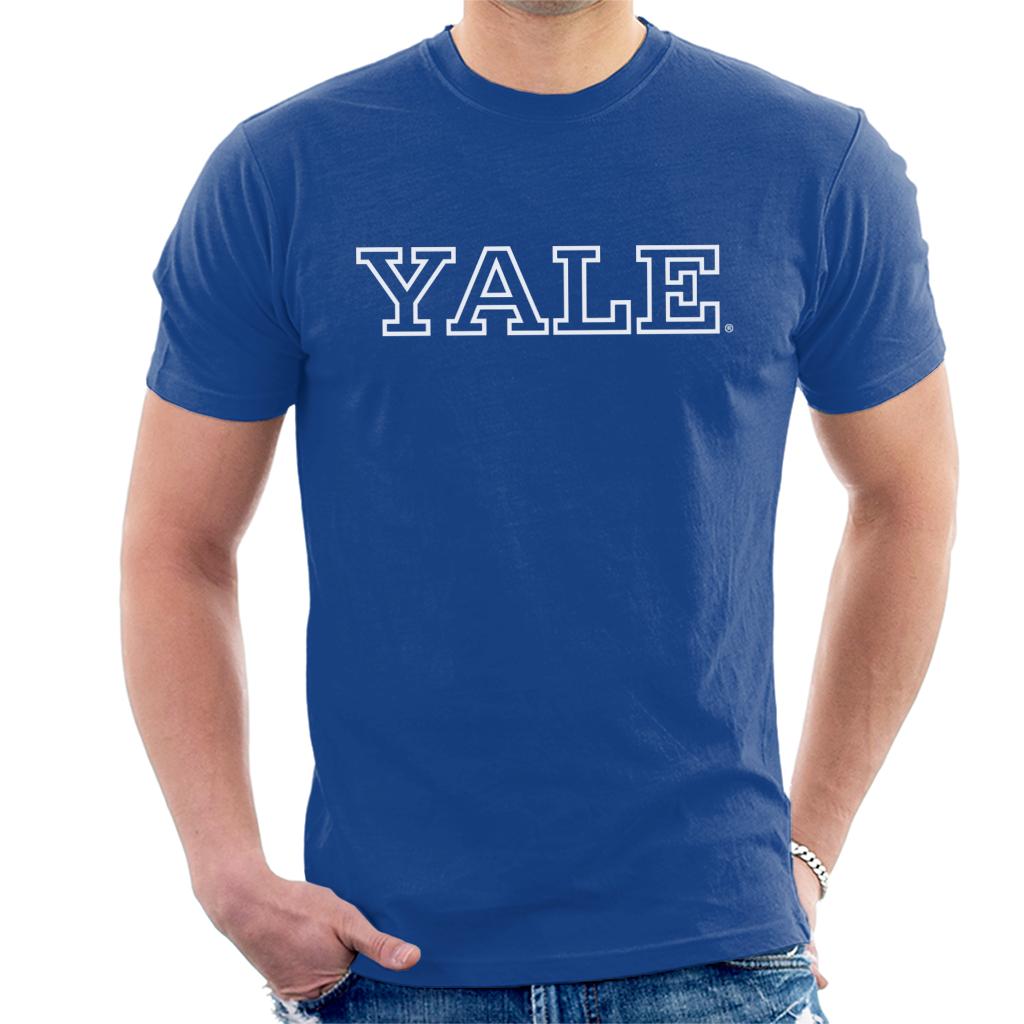 Yale University Block Logo Men's T-Shirt-ALL + EVERY