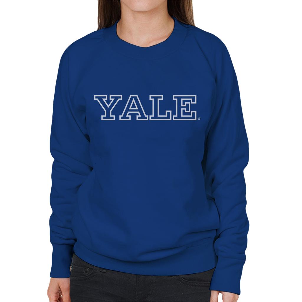 Yale University Block Logo Women's Sweatshirt-ALL + EVERY