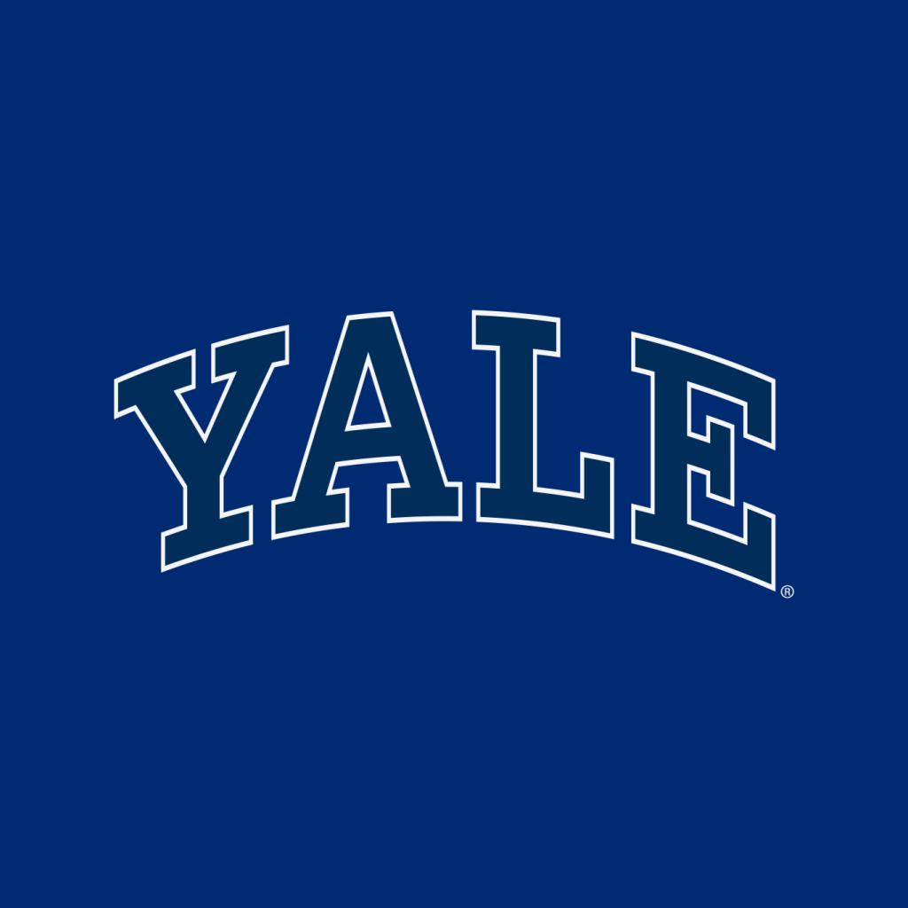 Yale University Blue Block Logo Men's T-Shirt-ALL + EVERY