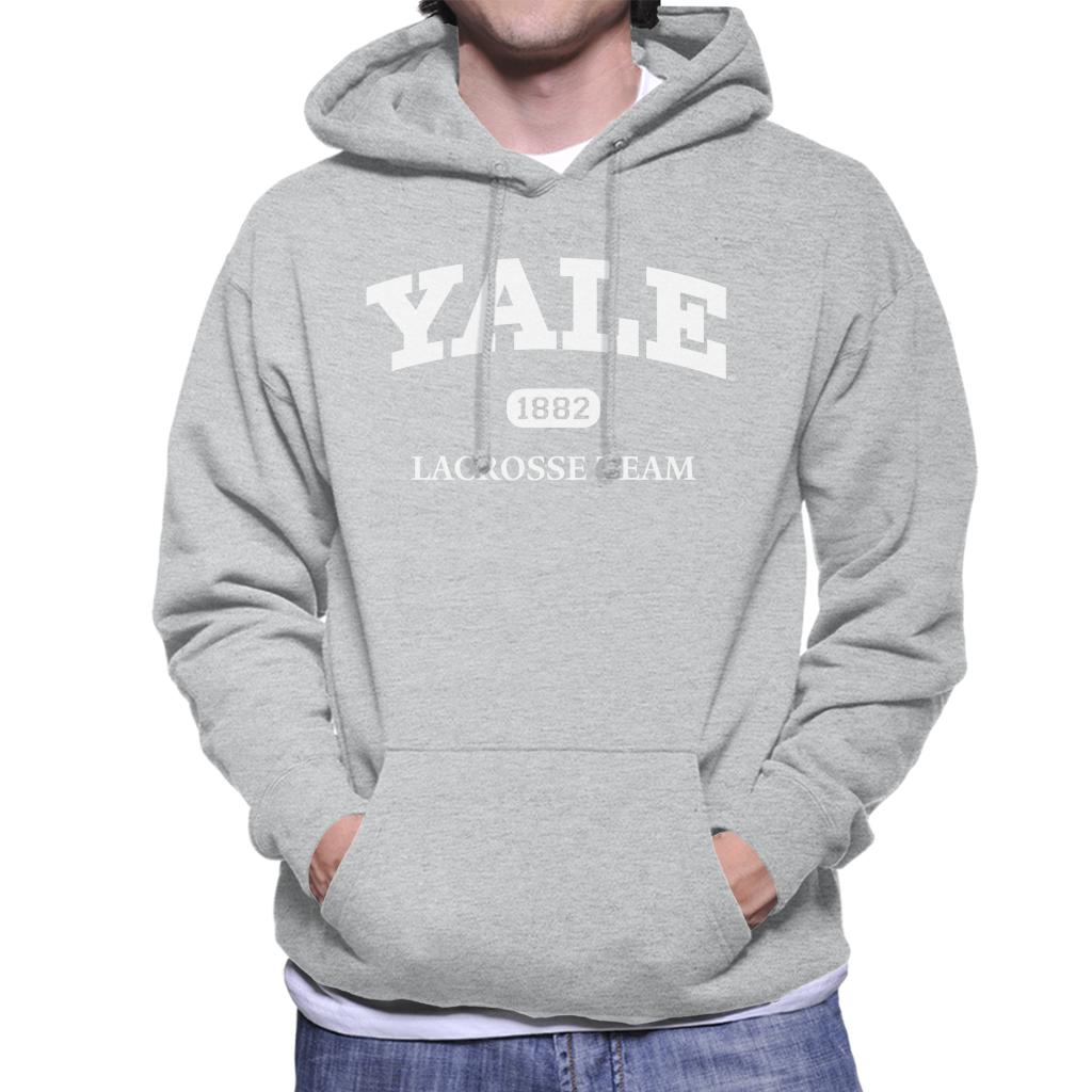 Yale University Lacrosse Team Men's Hooded Sweatshirt-ALL + EVERY