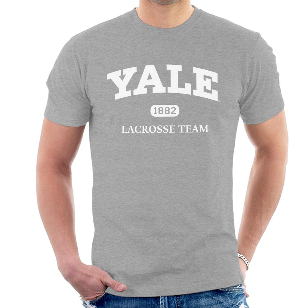 Yale University Lacrosse Team Men's T-Shirt-ALL + EVERY