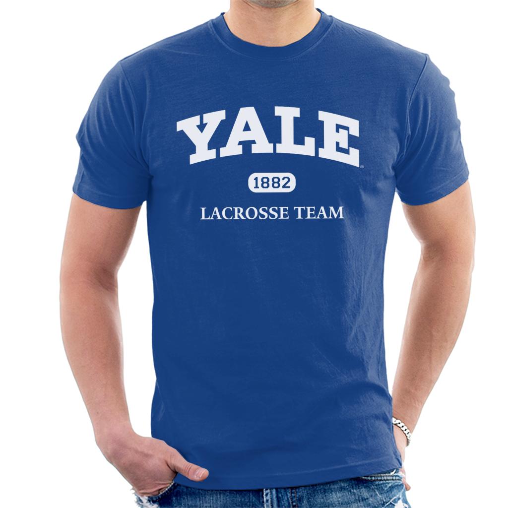 Yale University Lacrosse Team Men's T-Shirt-ALL + EVERY