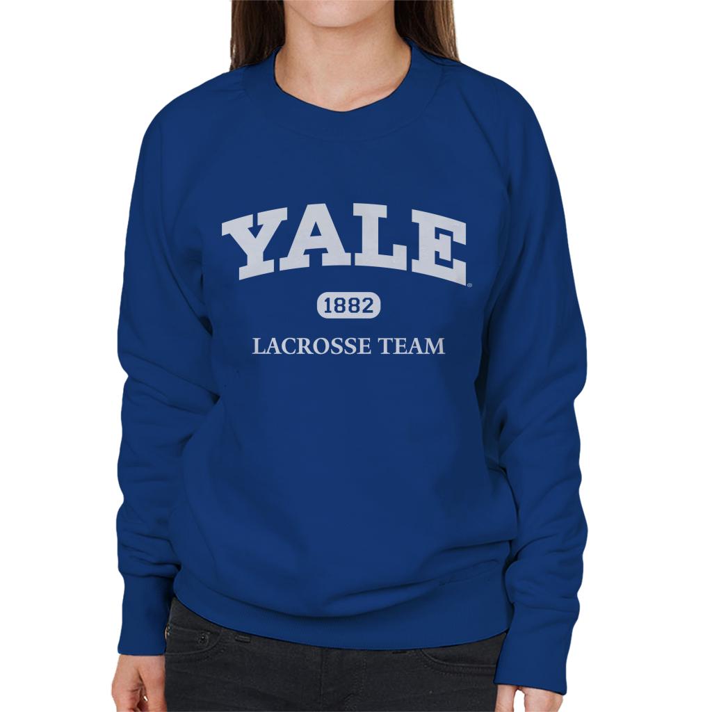 Yale University Lacrosse Team Women's Sweatshirt-ALL + EVERY