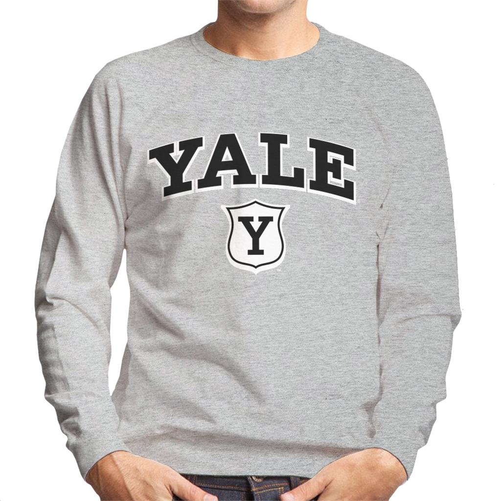 Yale University Y Shield Outline Men's Sweatshirt-ALL + EVERY