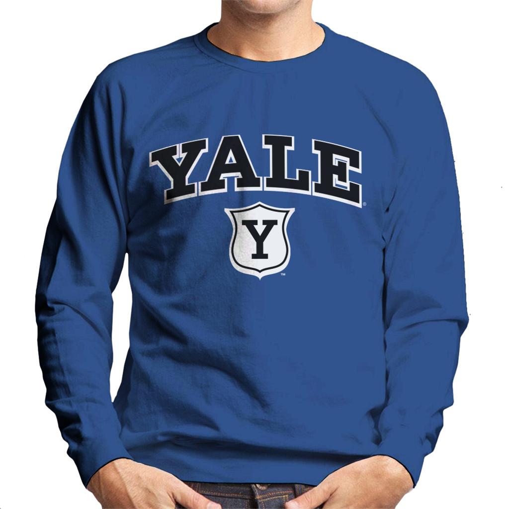 Yale University Y Shield Outline Men's Sweatshirt-ALL + EVERY