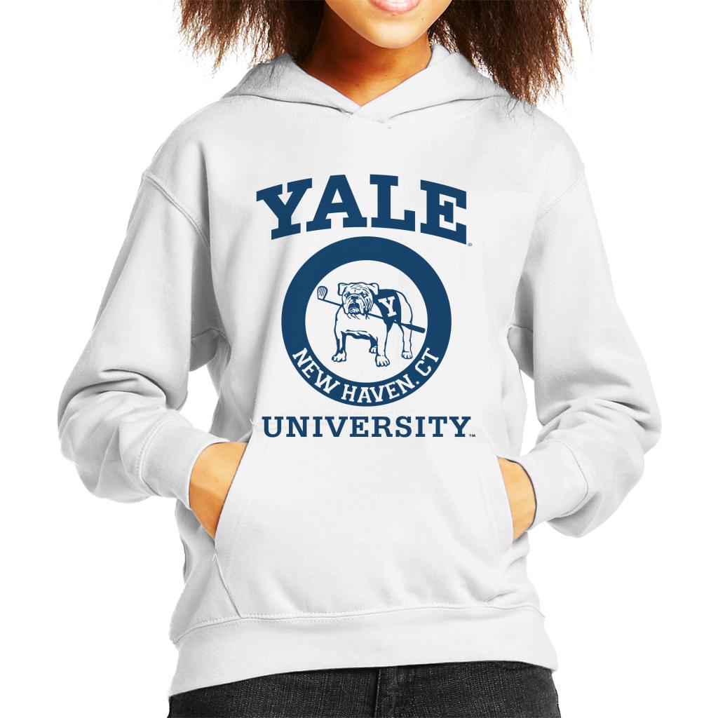 Yale University New Haven CT Kid's Hooded Sweatshirt-ALL + EVERY