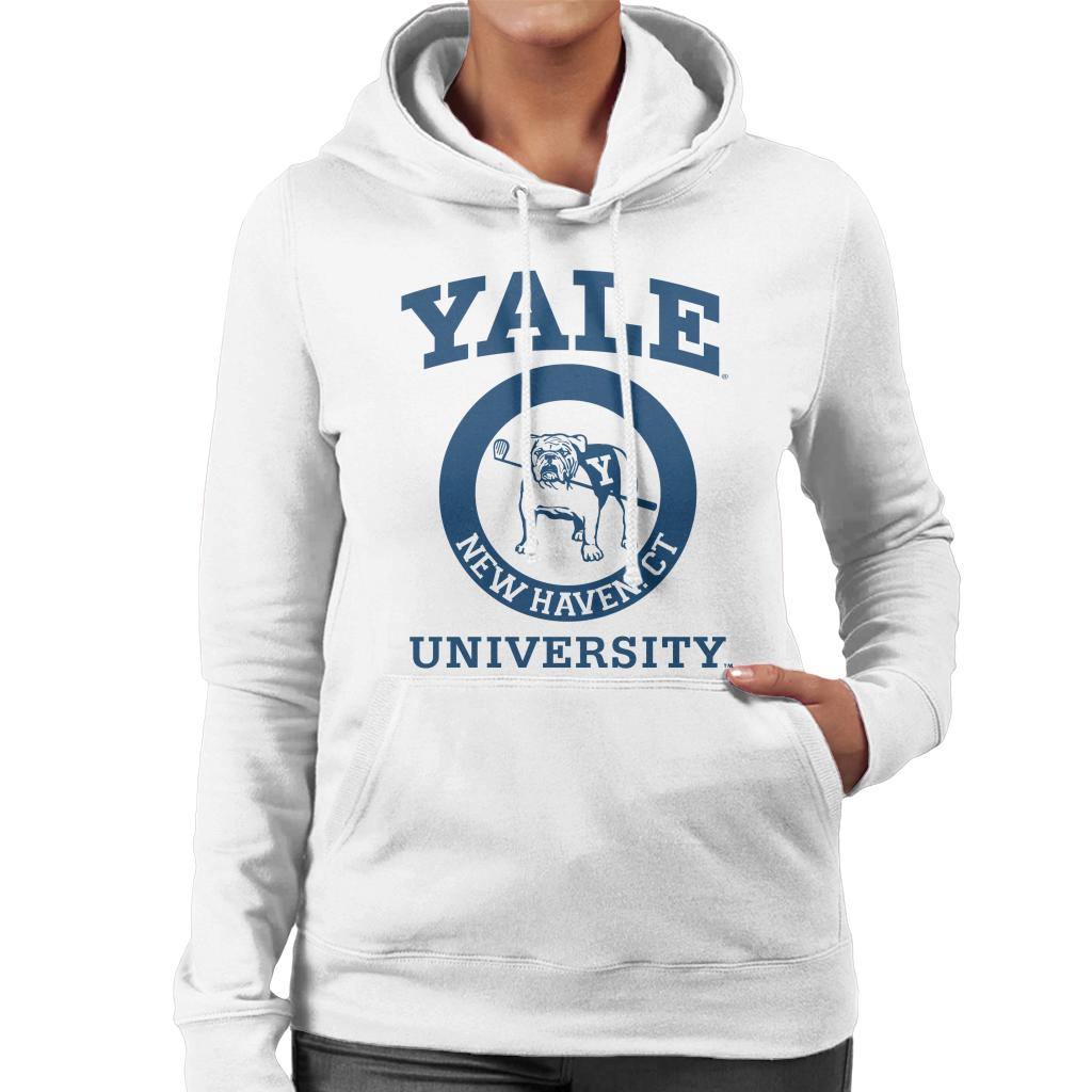 Yale University New Haven CT Women's Hooded Sweatshirt-ALL + EVERY