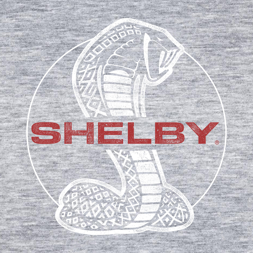 Shelby Red Text Cobra Logo Women's T-Shirt-ALL + EVERY