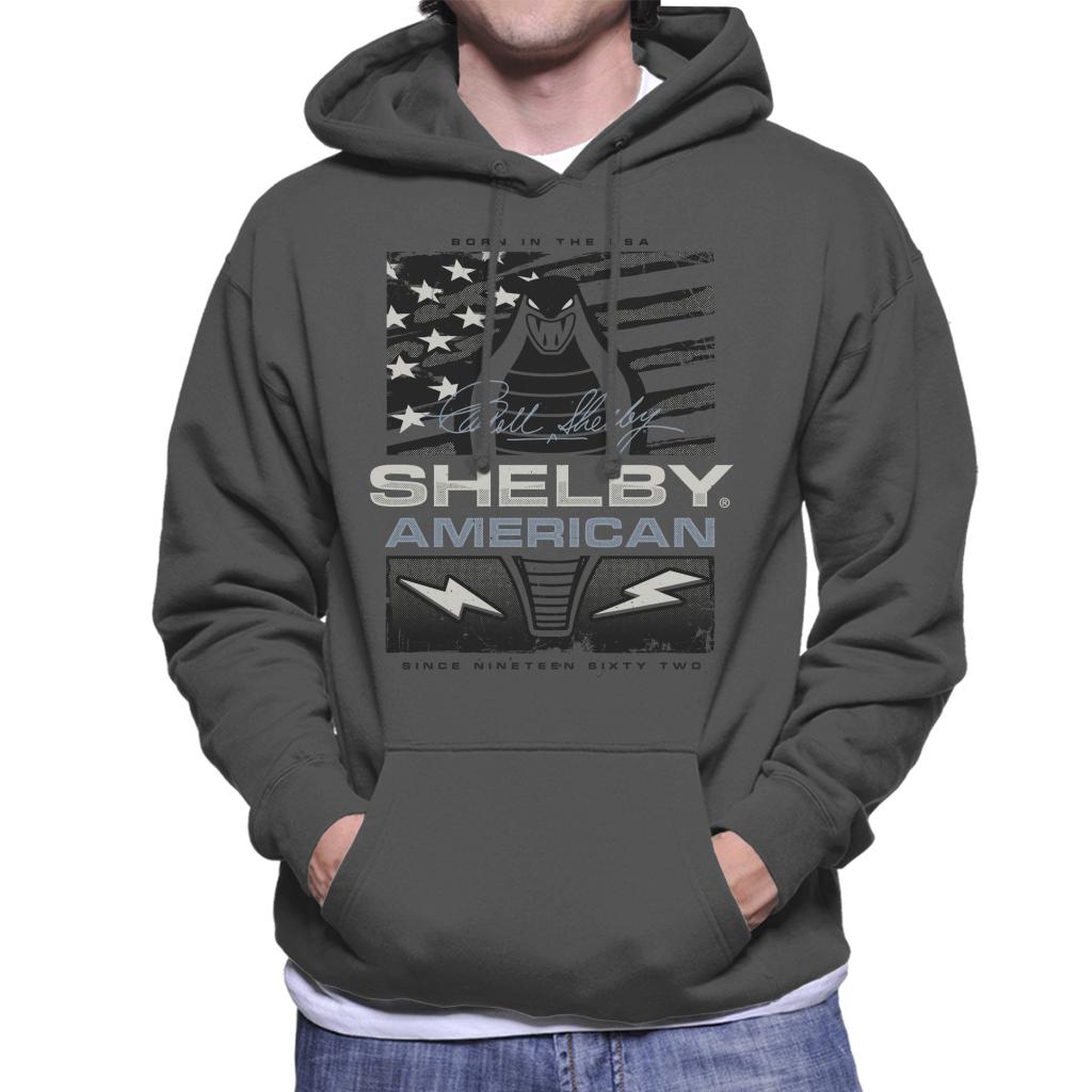 Shelby American 1962 Born In The USA Men's Hooded Sweatshirt-ALL + EVERY