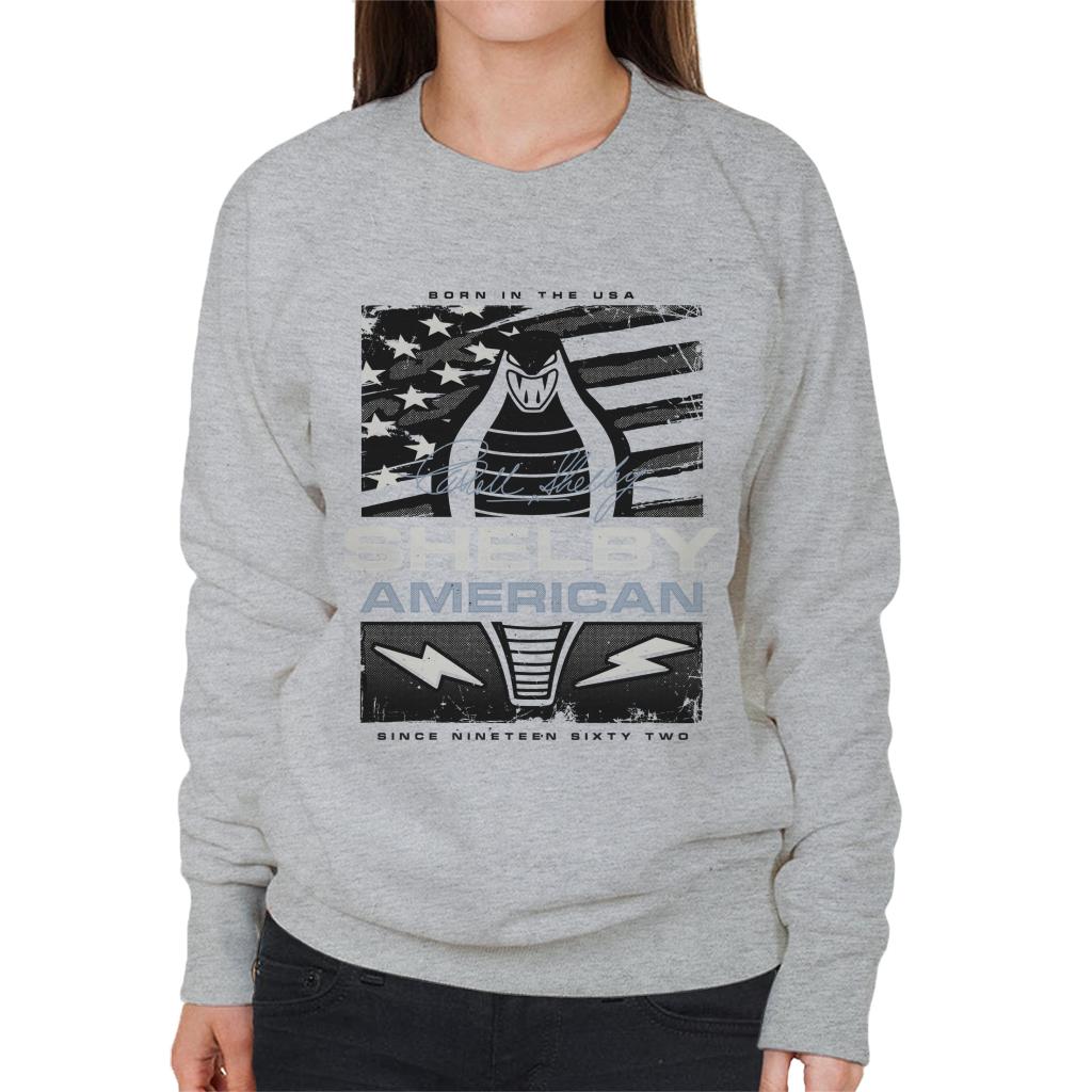 Shelby American 1962 Born In The USA Women's Sweatshirt-ALL + EVERY