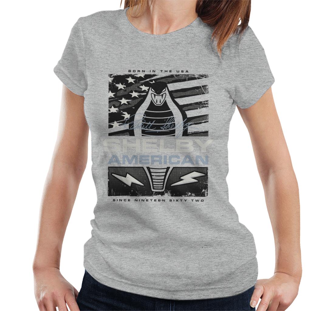 Shelby American 1962 Born In The USA Women's T-Shirt-ALL + EVERY