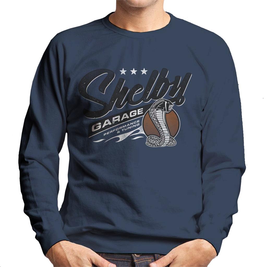 Shelby Logo Garage Performance And Tuning Men's Sweatshirt-ALL + EVERY