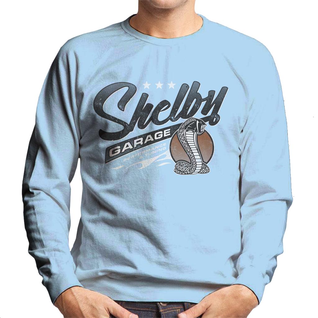 Shelby Logo Garage Performance And Tuning Men's Sweatshirt-ALL + EVERY