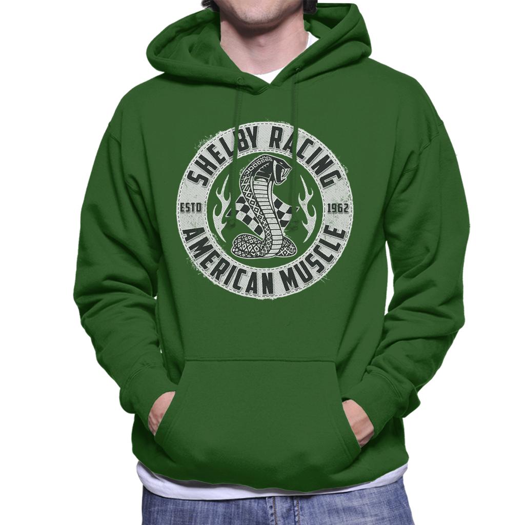 Shelby Racing American Muscle Logo Men's Hooded Sweatshirt-ALL + EVERY