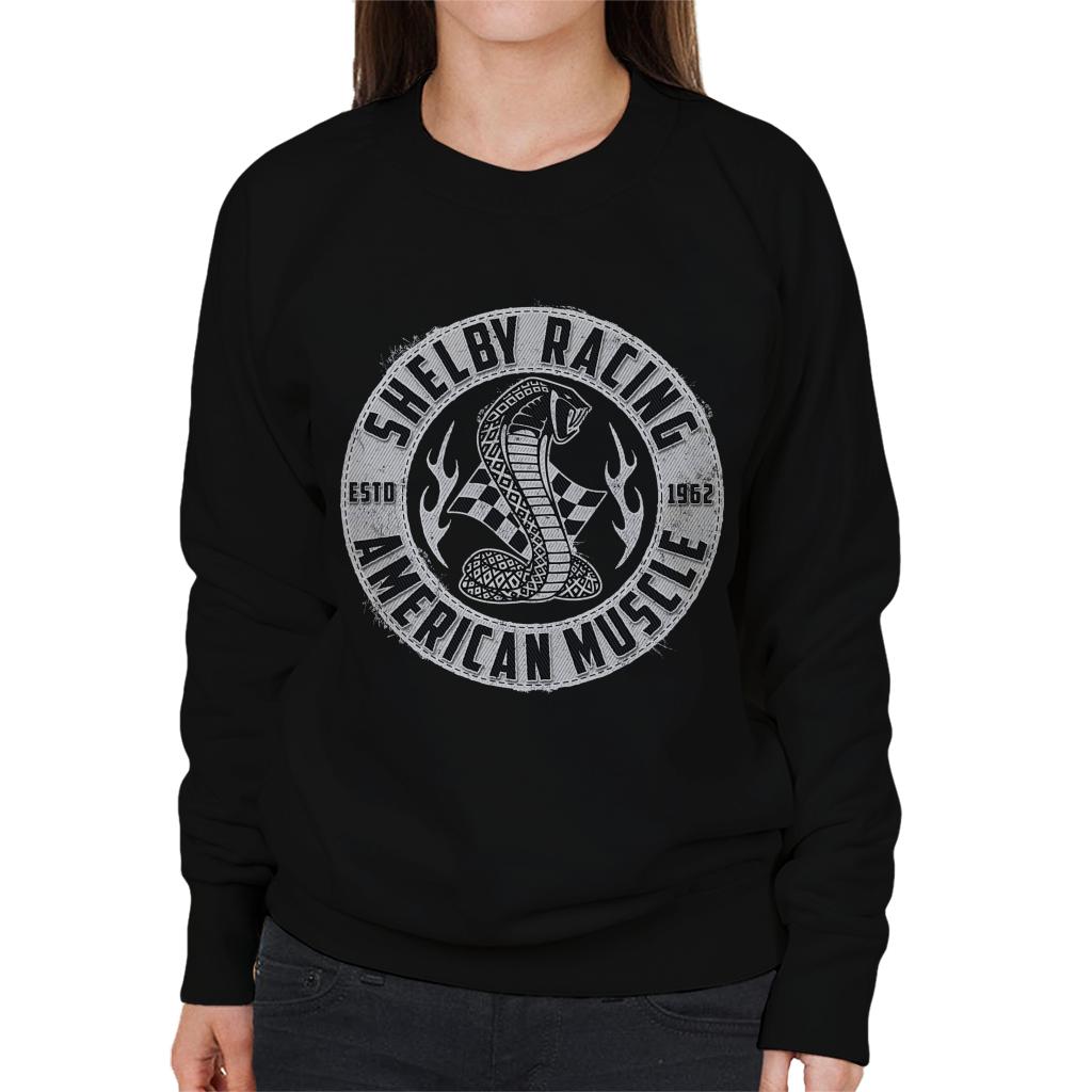 Shelby Racing American Muscle Logo Women's Sweatshirt-ALL + EVERY