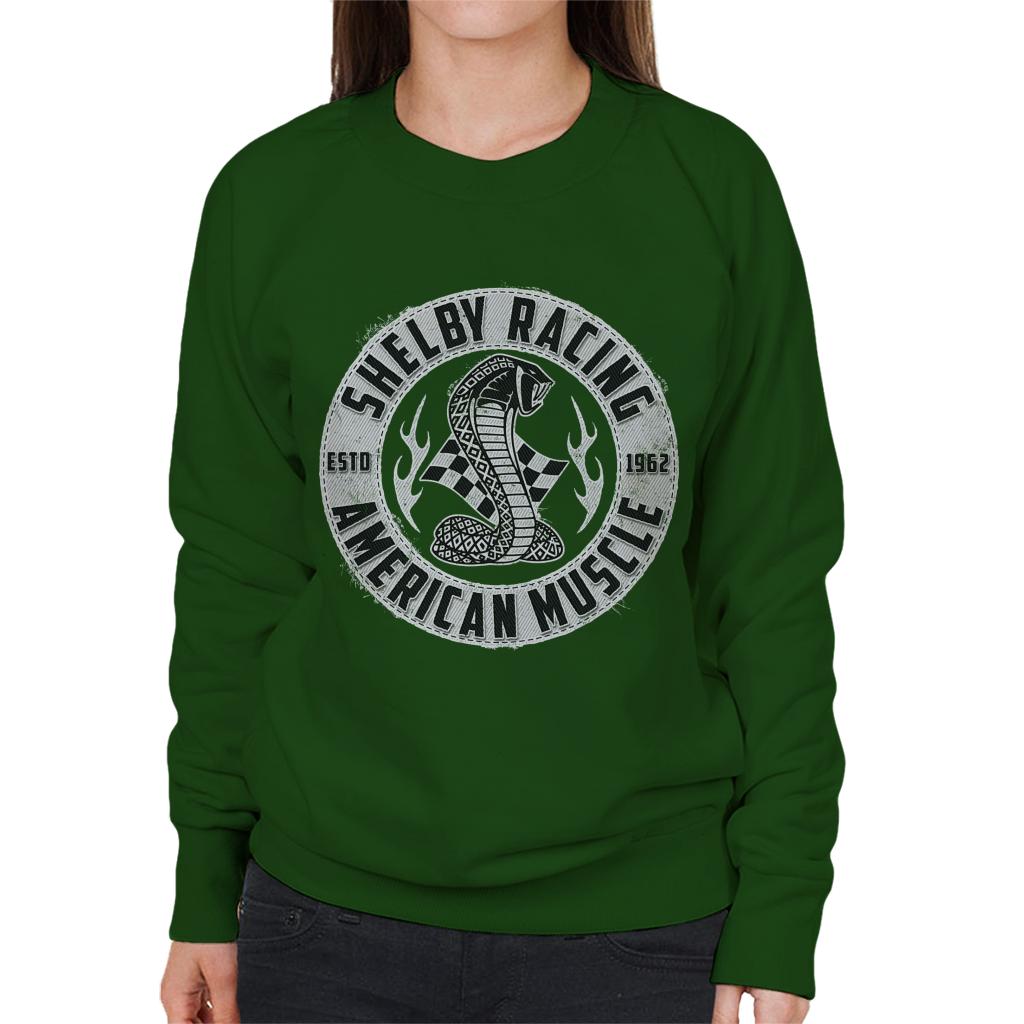 Shelby Racing American Muscle Logo Women's Sweatshirt-ALL + EVERY