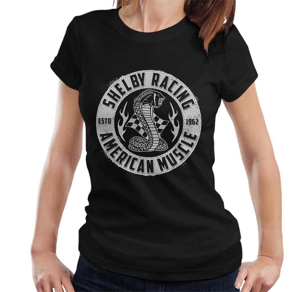 Shelby Racing American Muscle Logo Women's T-Shirt-ALL + EVERY