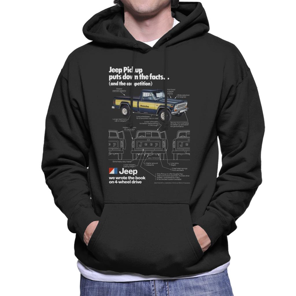 Jeep Pickup Promo Men's Hooded Sweatshirt-ALL + EVERY