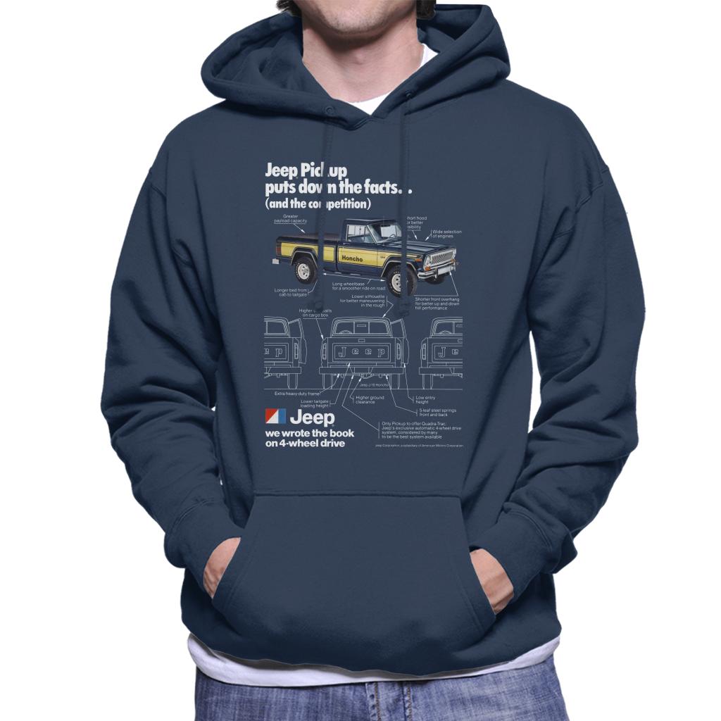 Jeep Pickup Promo Men's Hooded Sweatshirt-ALL + EVERY