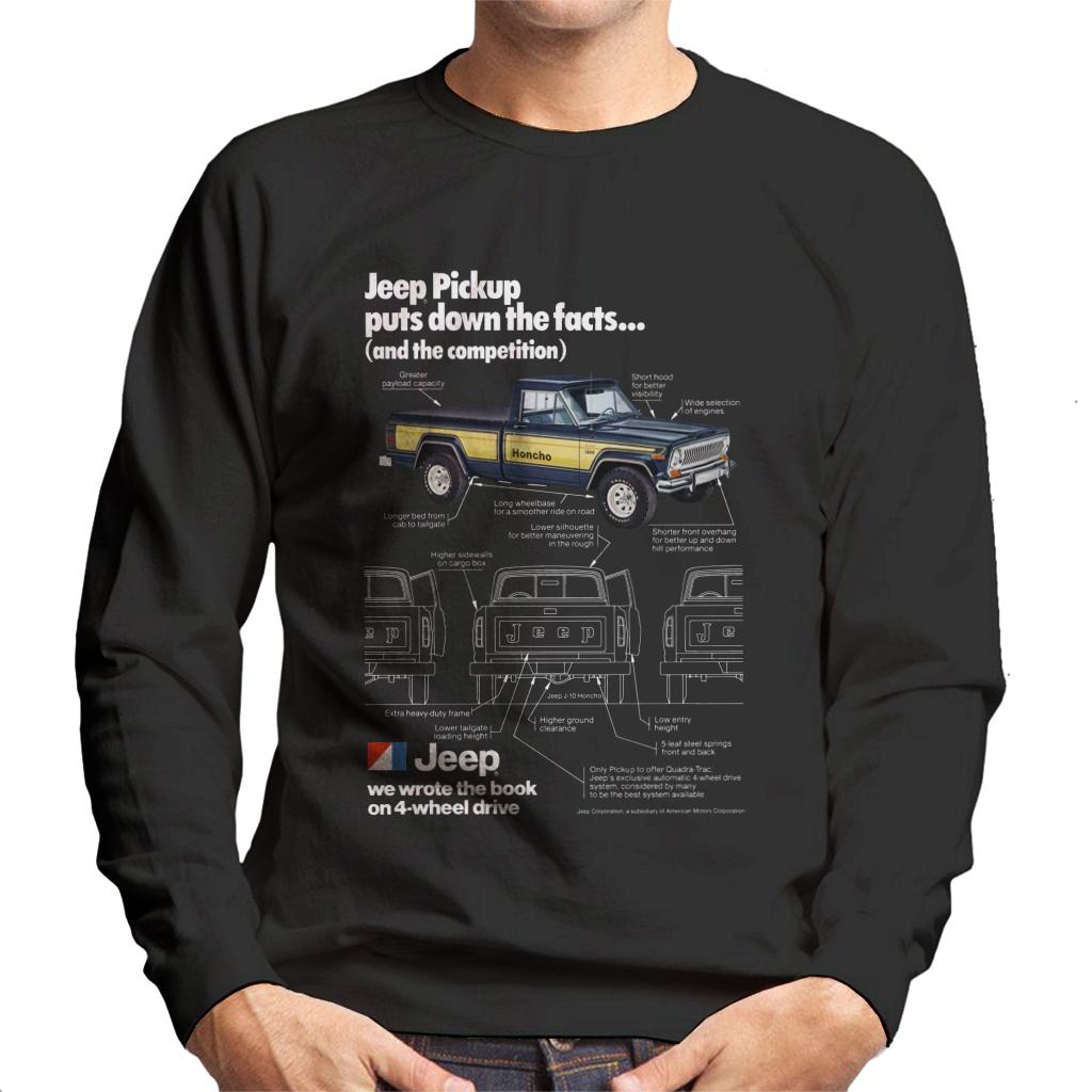 Jeep Pickup Promo Men's Sweatshirt-ALL + EVERY