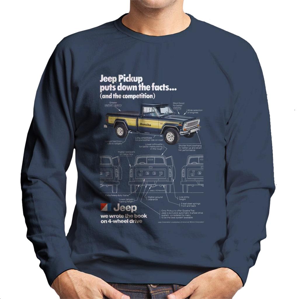 Jeep Pickup Promo Men's Sweatshirt-ALL + EVERY