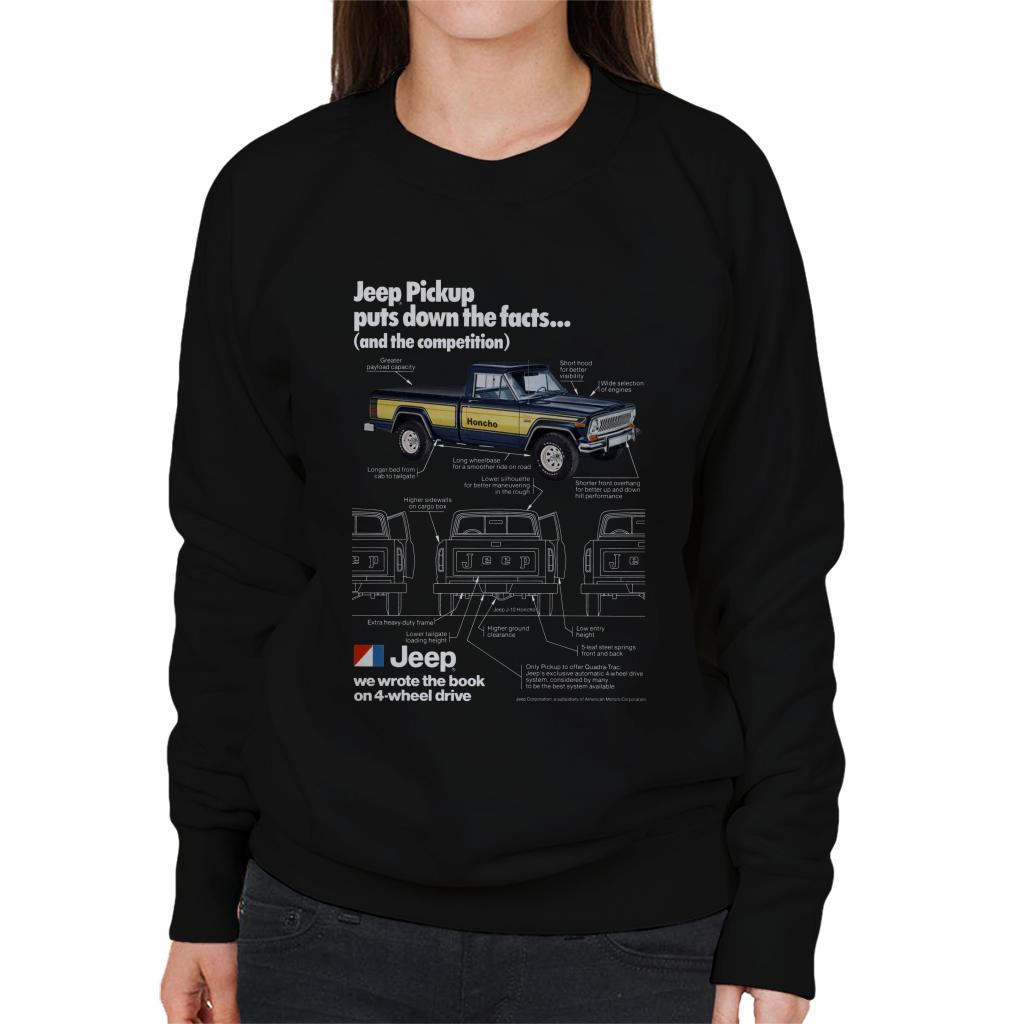 Jeep Pickup Promo Women's Sweatshirt-ALL + EVERY