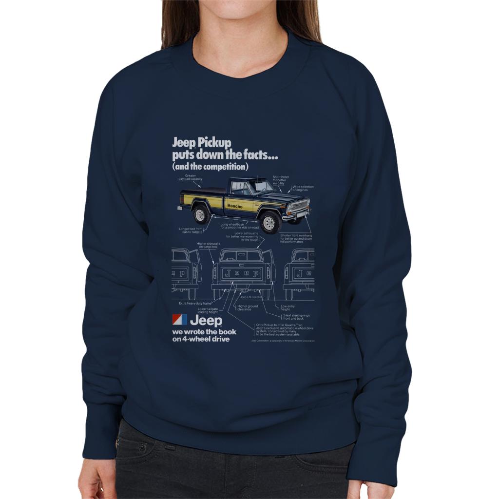 Jeep Pickup Promo Women's Sweatshirt-ALL + EVERY