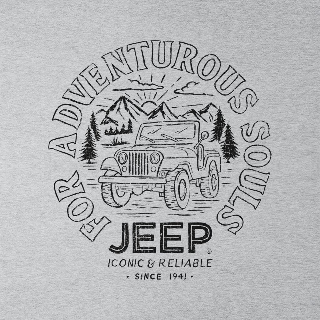 Jeep For Adventurous Souls Men's T-Shirt-ALL + EVERY