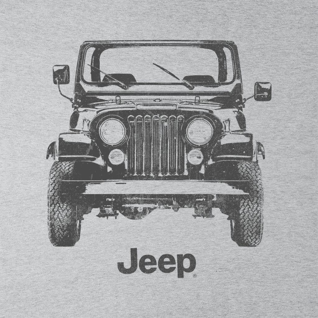 Jeep Classic Front View Men's Sweatshirt-ALL + EVERY