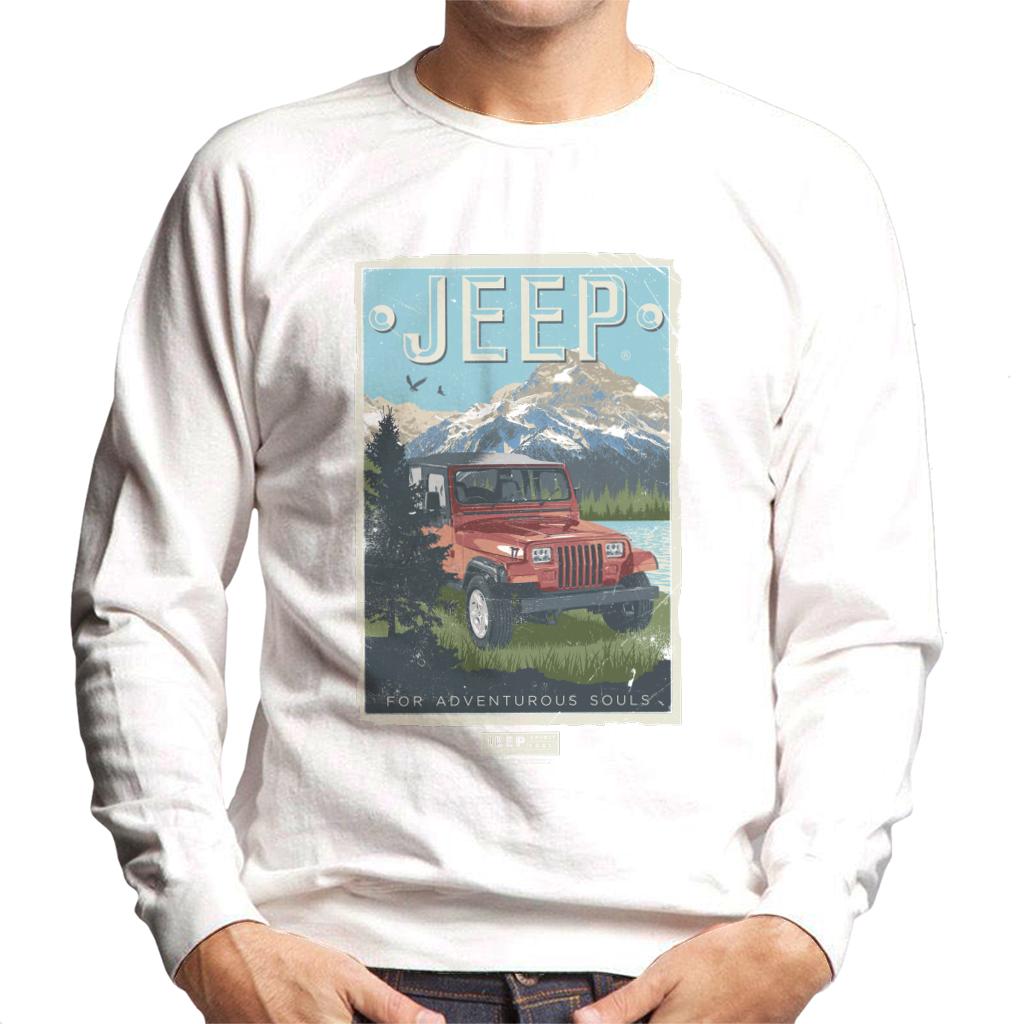 Jeep Mountain For Adventurous Souls Men's Sweatshirt-ALL + EVERY