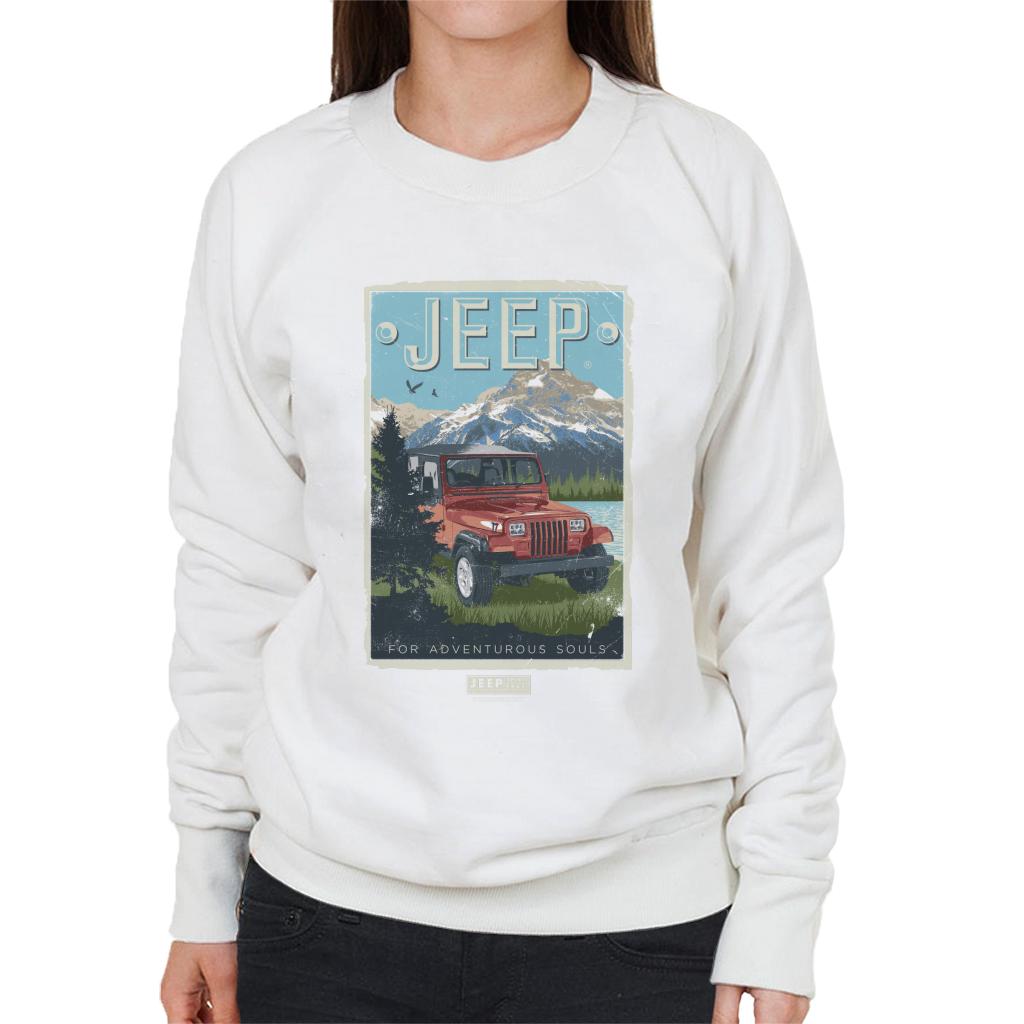 Jeep Mountain For Adventurous Souls Women's Sweatshirt-ALL + EVERY