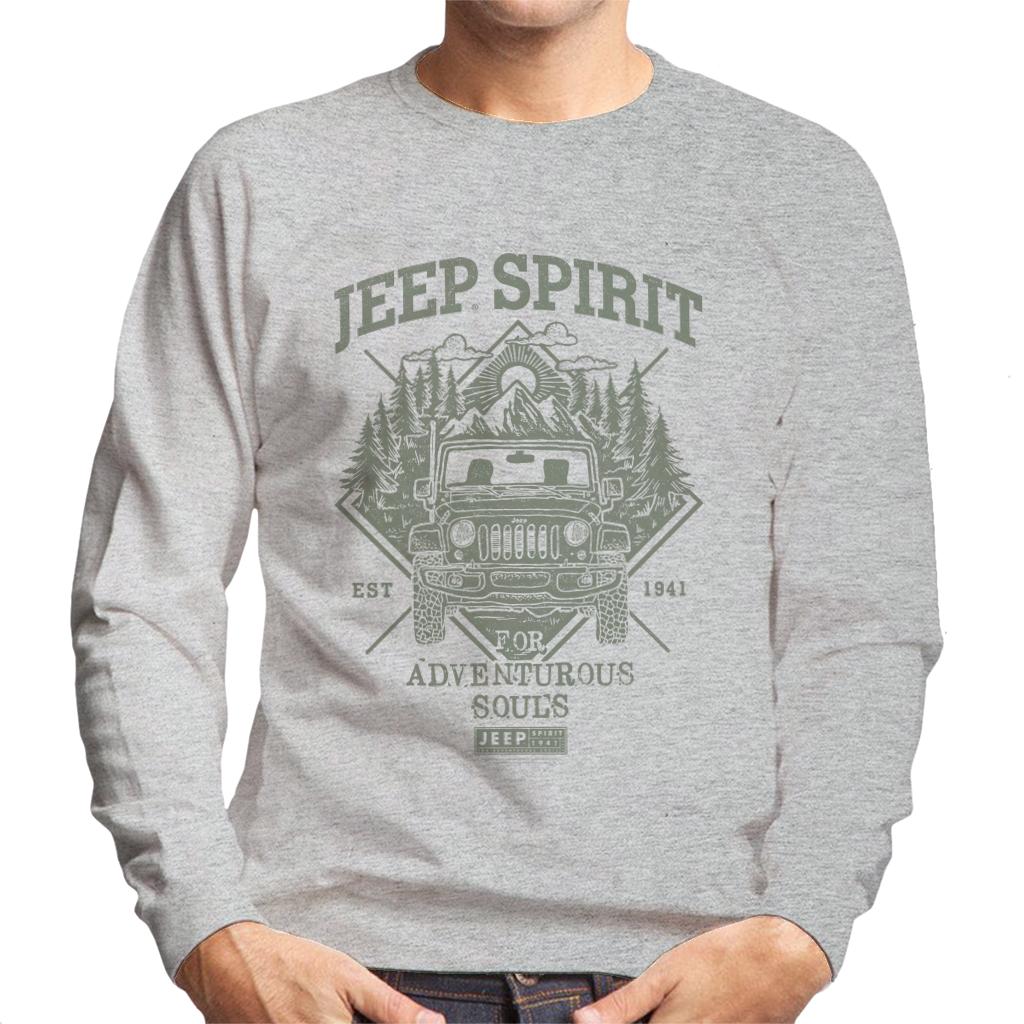 Jeep Spirit Est 1941 Men's Sweatshirt-ALL + EVERY