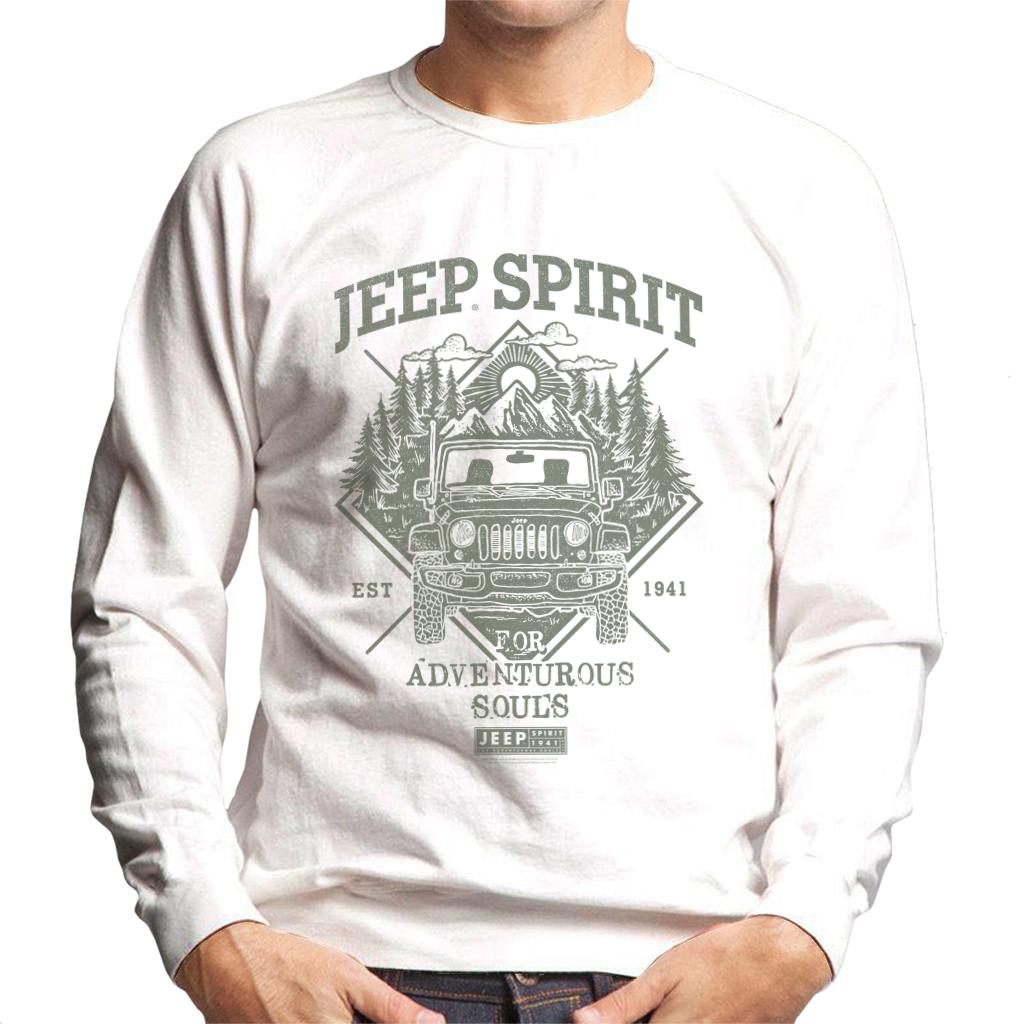 Jeep Spirit Est 1941 Men's Sweatshirt-ALL + EVERY