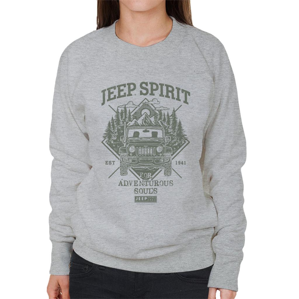 Jeep Spirit Est 1941 Women's Sweatshirt-ALL + EVERY