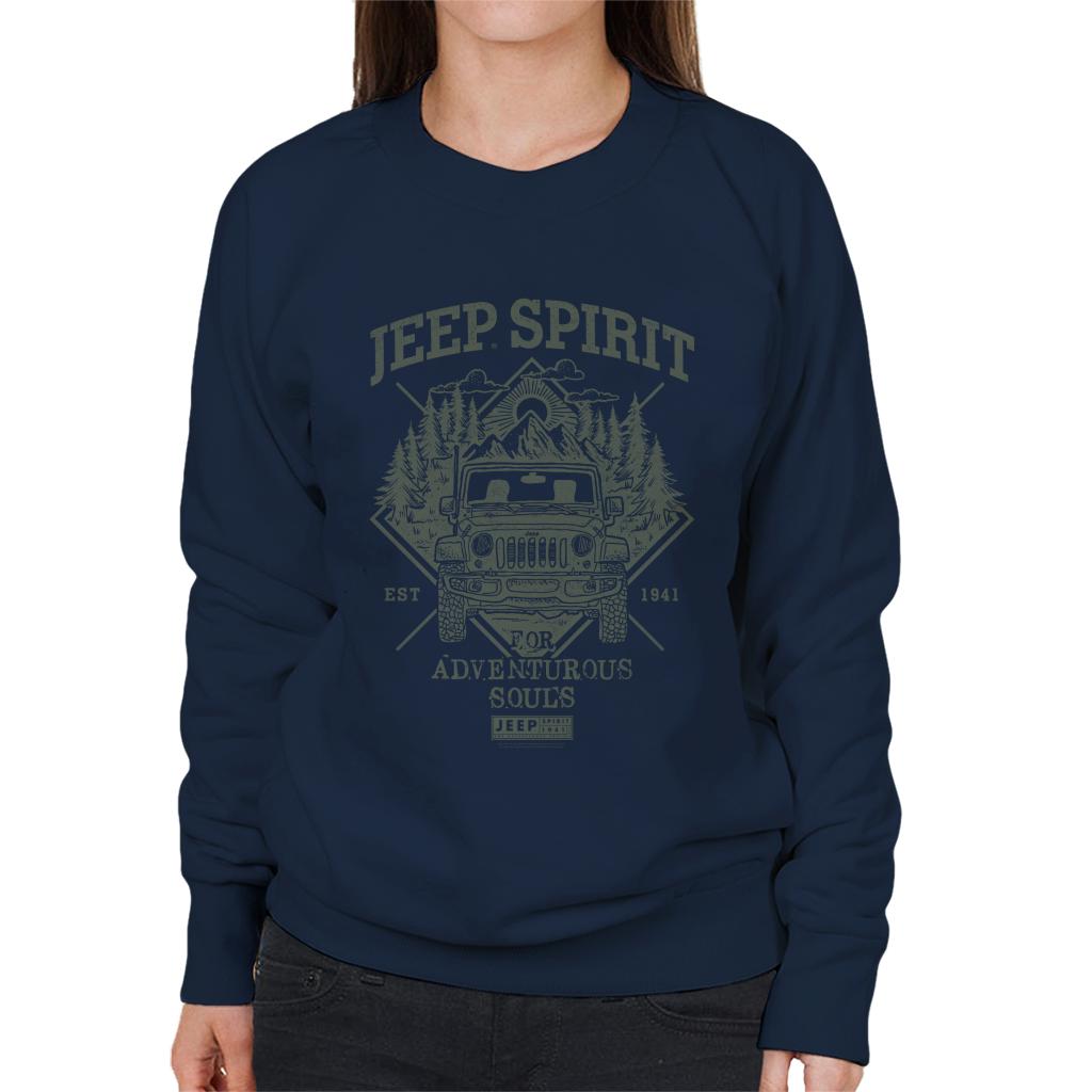 Jeep Spirit Est 1941 Women's Sweatshirt-ALL + EVERY