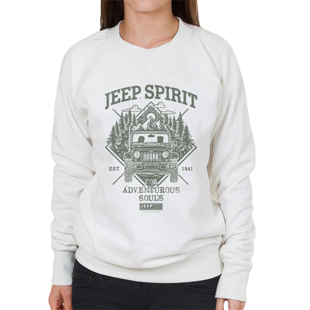 Jeep Spirit Est 1941 Women's Sweatshirt-ALL + EVERY