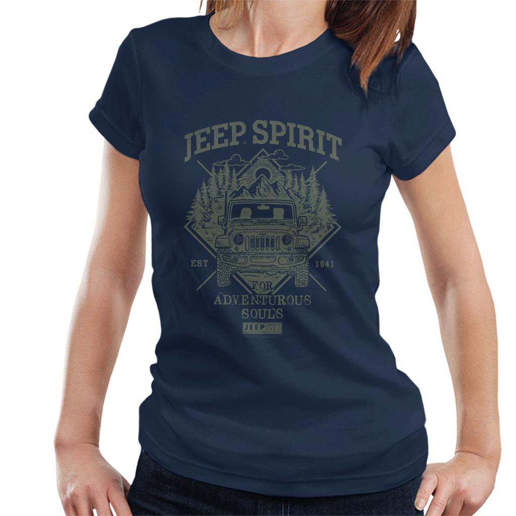 Jeep Spirit Est 1941 Women's T-Shirt-ALL + EVERY