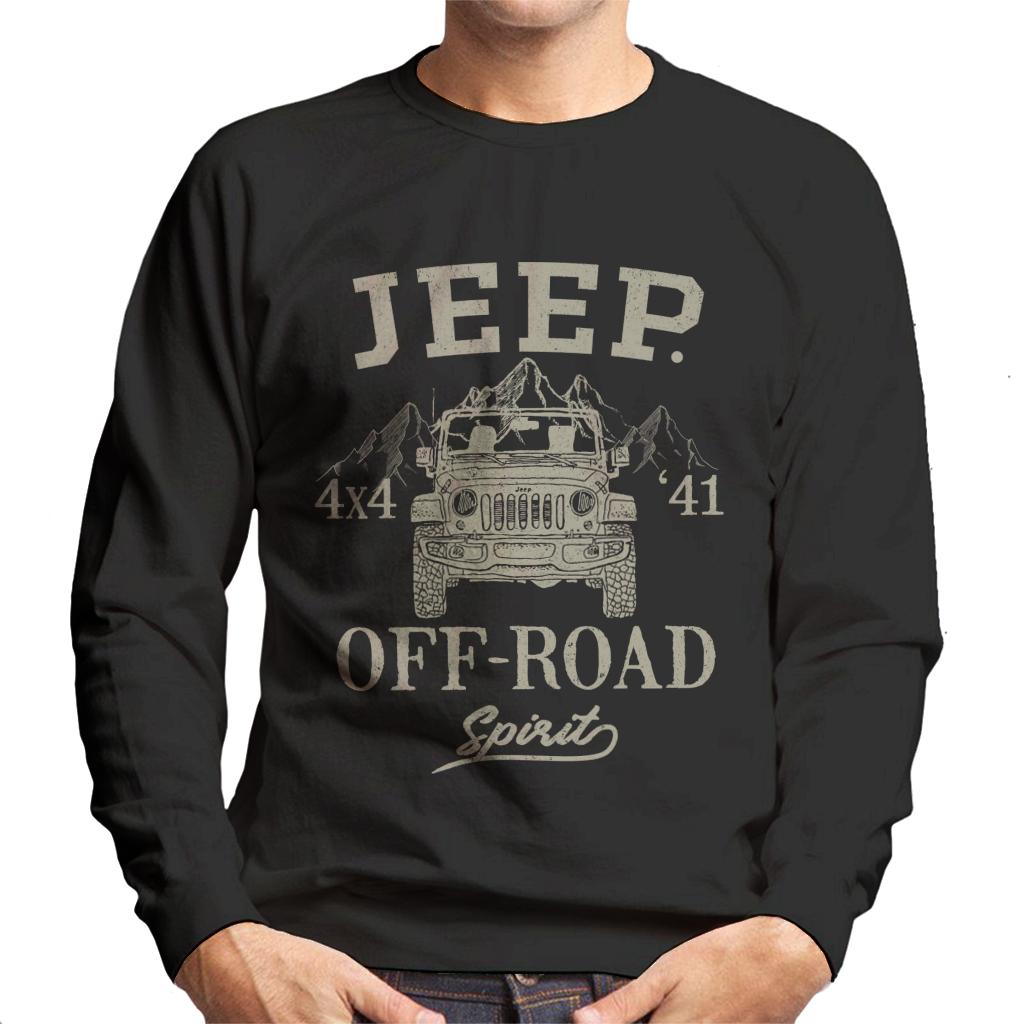 Jeep 4x4 Off Road Spirit Men's Sweatshirt-ALL + EVERY