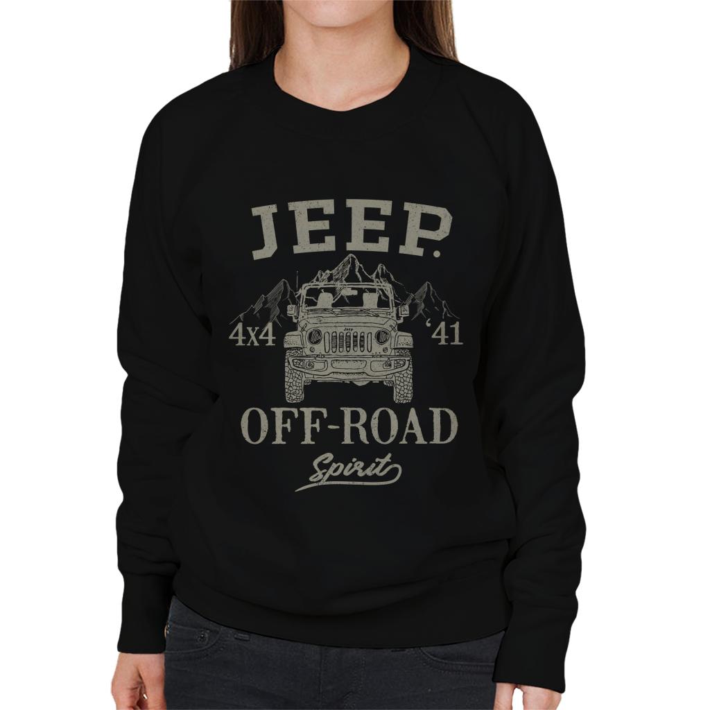 Jeep 4x4 Off Road Spirit Women's Sweatshirt-ALL + EVERY