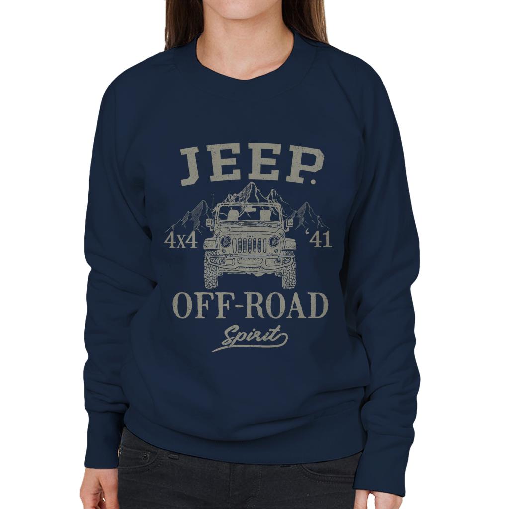 Jeep 4x4 Off Road Spirit Women's Sweatshirt-ALL + EVERY