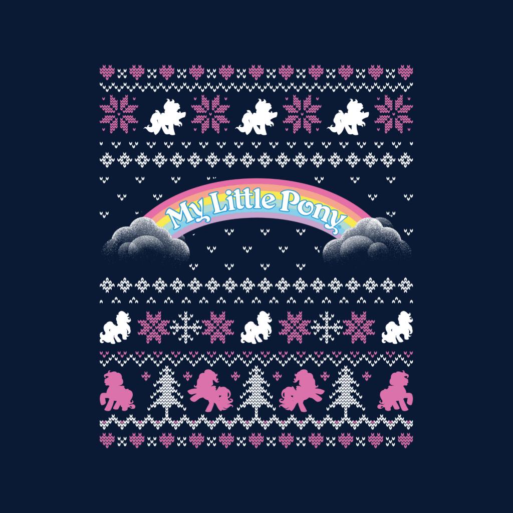 My Little Pony Christmas Festive Silhouette Men's Sweatshirt-ALL + EVERY