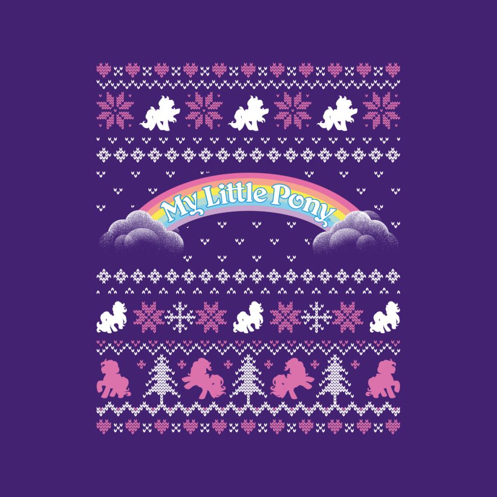 My Little Pony Christmas Festive Silhouette Women's Sweatshirt-ALL + EVERY