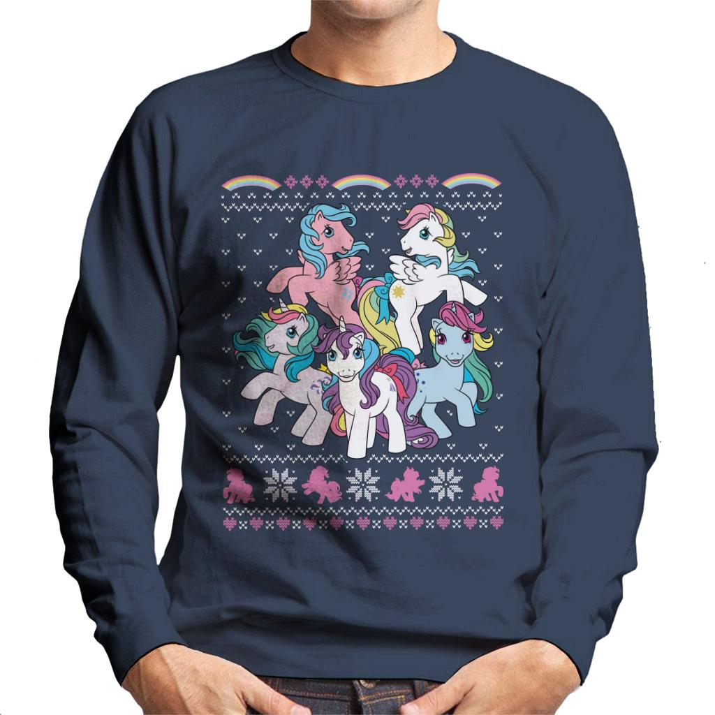 My Little Pony Christmas Characters Men's Sweatshirt-ALL + EVERY